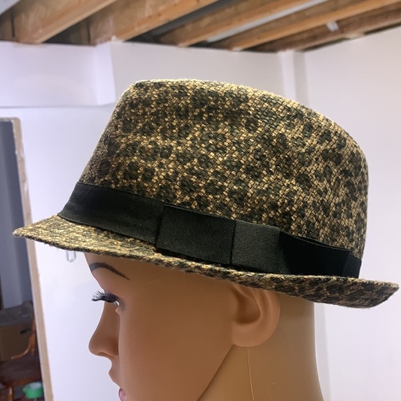 Scala Pronto Leopard Print Fedora Hat - Picture 2 of 12